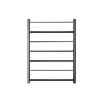 RADIANT - 12V - GMG - RTR01 Low Voltage Heated Round Ladder 600x800mm Gun Metal Grey - Heated Towel Rails - from our - Radiant - supplier–available at Bathroom City Perth