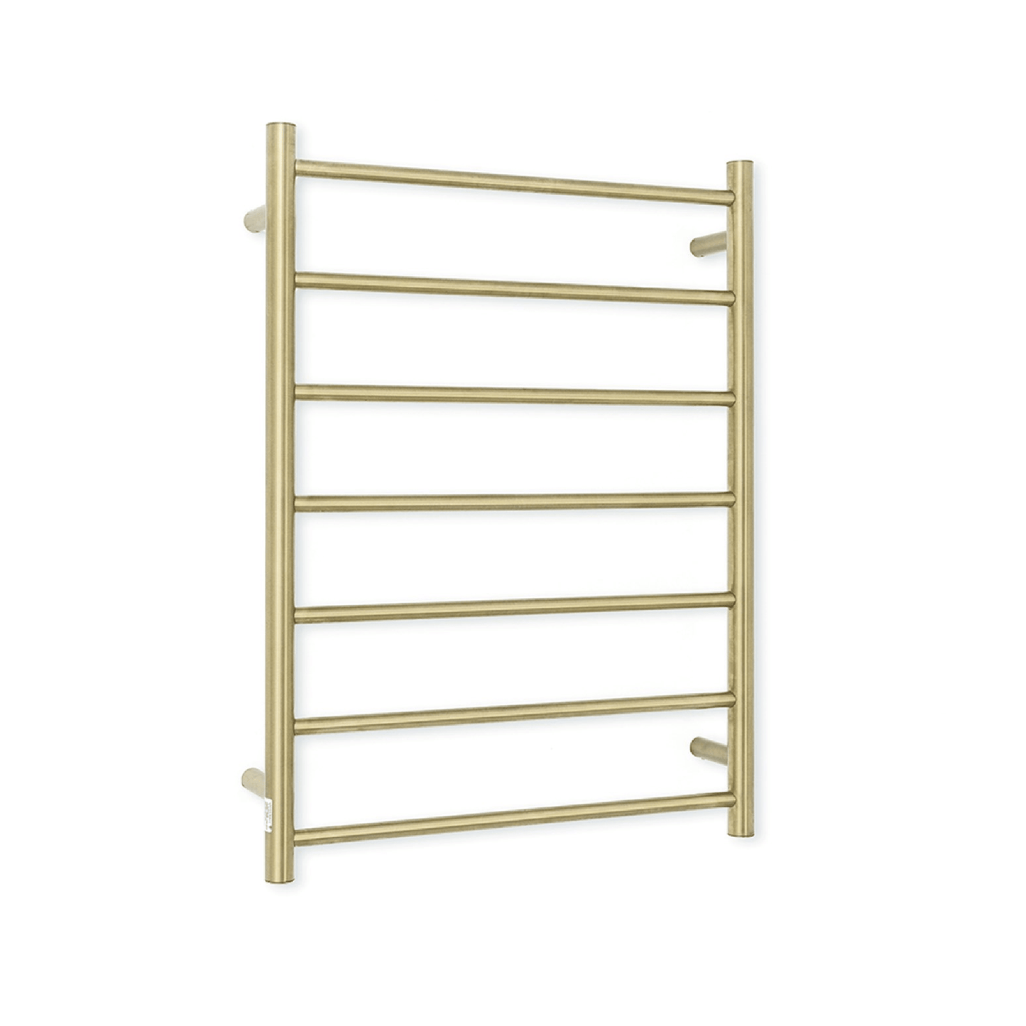 RADIANT - 12V - LG - RTR01 Low Voltage Heated Round Ladder 600x800mm Light Gold - Heated Towel Rails - from our - Radiant - supplier–available at Bathroom City Perth