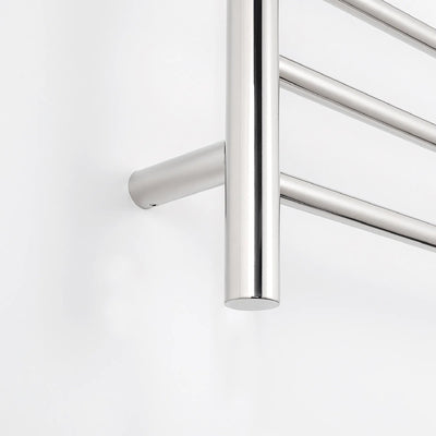 RADIANT - 12V-RTR01 Low Voltage Heated Round Ladder 600x800mm Mirror Polished-Heated Towel Rails-from our-Radiant-supplier–available at Bathroom City Perth