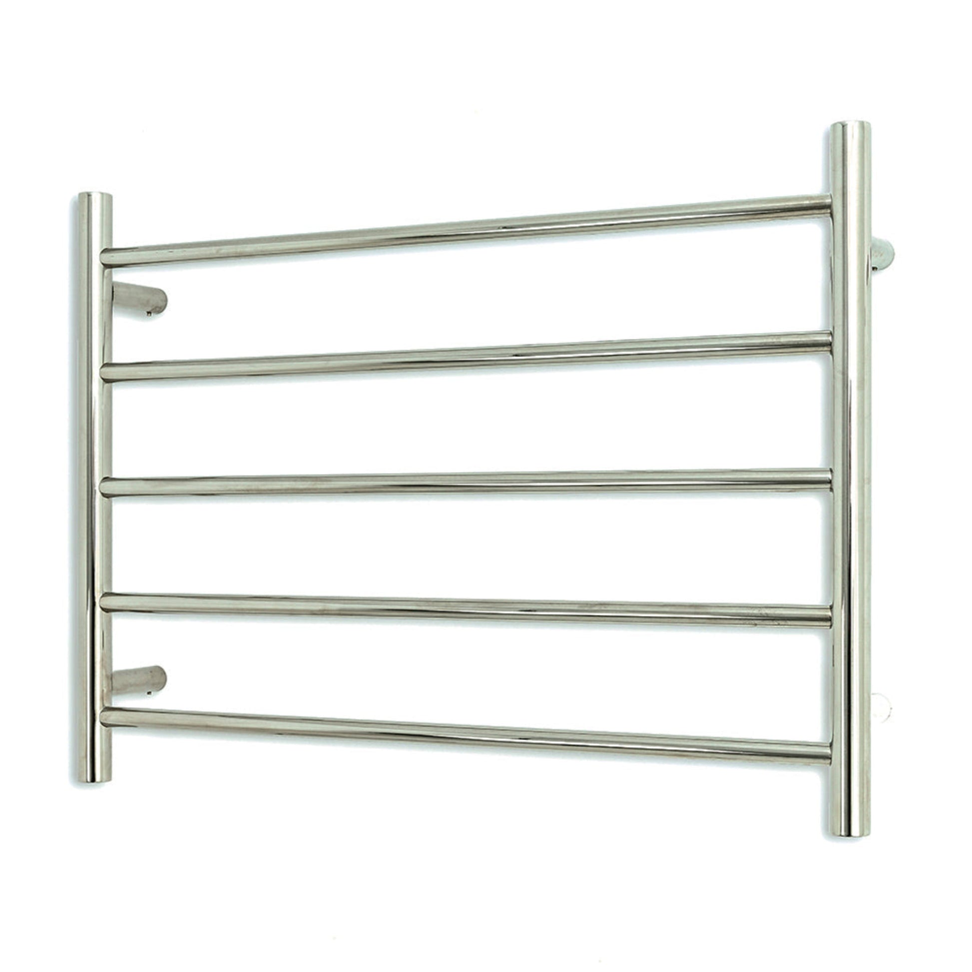 RADIANT - 12V - RTR03 Low Voltage Heated Round Ladder 750x550mm Mirror Polished - Heated Towel Rails - from our - Radiant - supplier–available at Bathroom City Perth