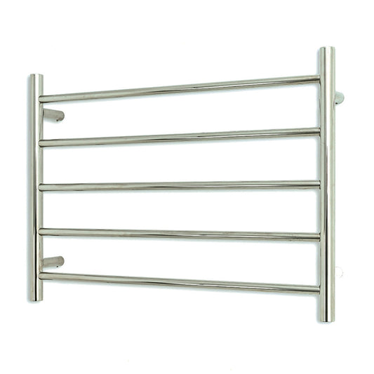 RADIANT - 12V - RTR03 Low Voltage Heated Round Ladder 750x550mm Mirror Polished - Heated Towel Rails - from our - Radiant - supplier–available at Bathroom City Perth
