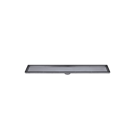 RADIANT - 600 LINEAR TILE INSERT FLOOR GRATE GUN METAL GREYAccessories – available at Bathroom City Perth