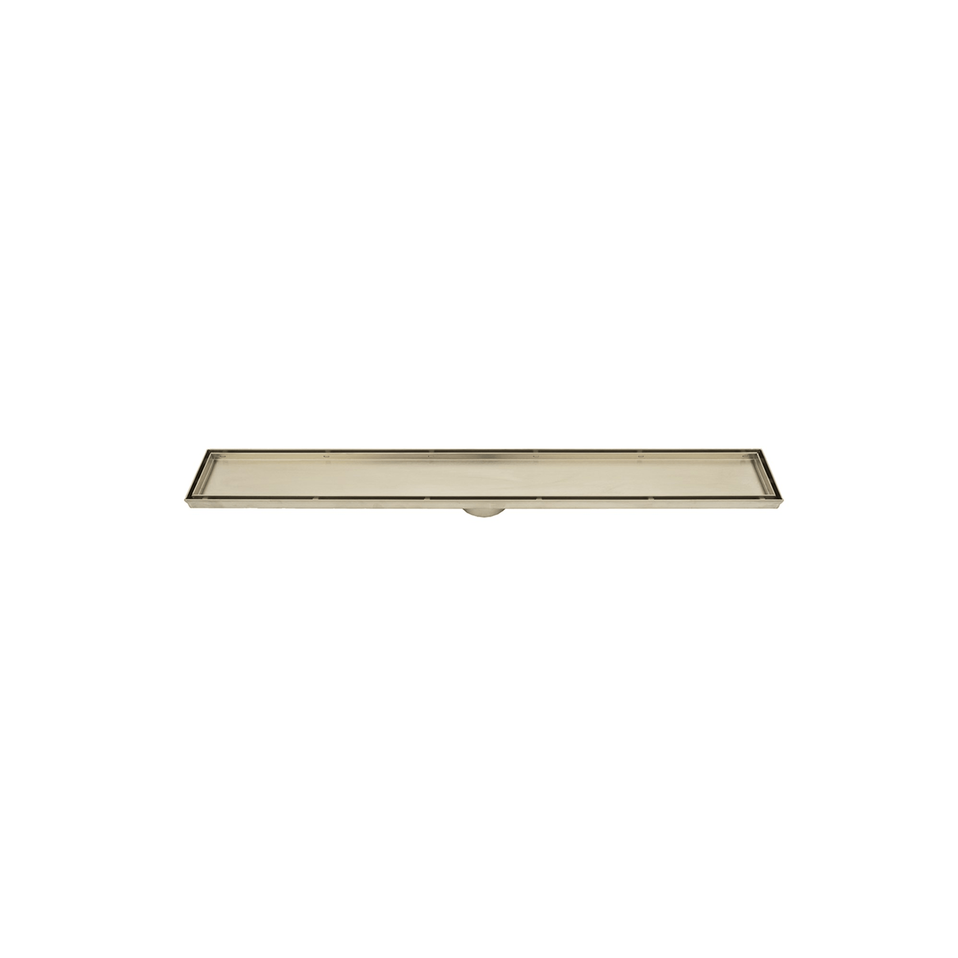 RADIANT - 600 LINEAR TILE INSERT FLOOR GRATE WARM BRUSHED NICKELAccessories – available at Bathroom City Perth