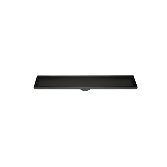 RADIANT - 700 LINEAR TILE INSERT FLOOR GRATE MATT BLACKAccessories – available at Bathroom City Perth