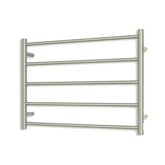 RADIANT - BN - RTR03 Heated Round Ladder 750x550mm Brushed NickelHeated Towel Rails – available at Bathroom City Perth