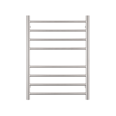RADIANT - BRU - RTR530 Heated Round Ladder 530x700mm Brushed Satin - Heated Towel Rails - from our - Radiant - supplier–available at Bathroom City Perth