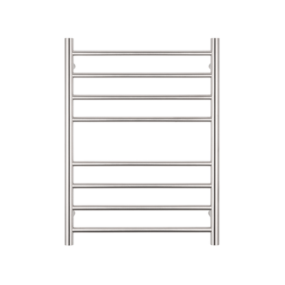 RADIANT - BRU - RTR530 Heated Round Ladder 530x700mm Brushed Satin - Heated Towel Rails - from our - Radiant - supplier–available at Bathroom City Perth