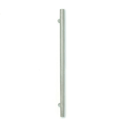 RADIANT - BRU - VTR - 950 Heated Vertical Towel Rail 40x950mm Brushed Satin - Heated Towel Rails - from our - Radiant - supplier–available at Bathroom City Perth