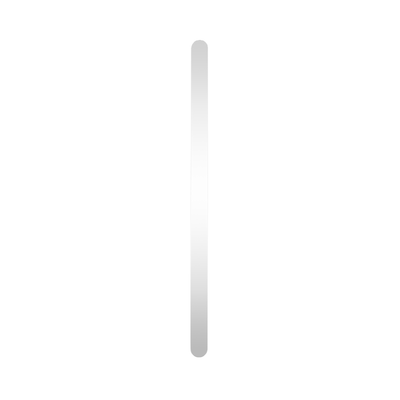 RADIANT - FVTR - 930 Heated Vertical Flat Bar Towel Rail 50x930mm Mirror Polished - Heated Towel Rails - from our - Radiant - supplier–available at Bathroom City Perth