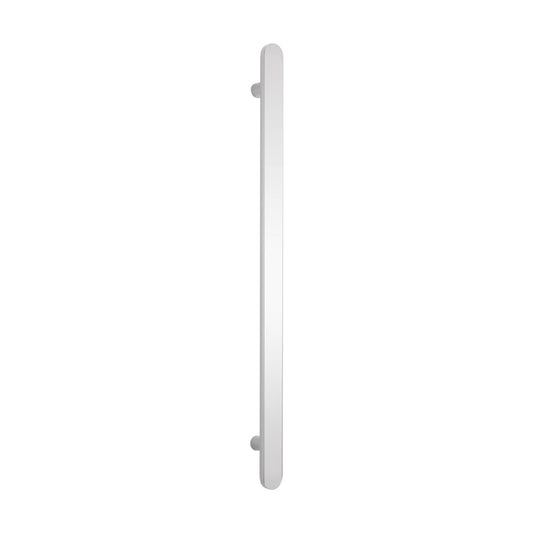 RADIANT - FVTR - 930 Heated Vertical Flat Bar Towel Rail 50x930mm Mirror Polished - Heated Towel Rails - from our - Radiant - supplier–available at Bathroom City Perth