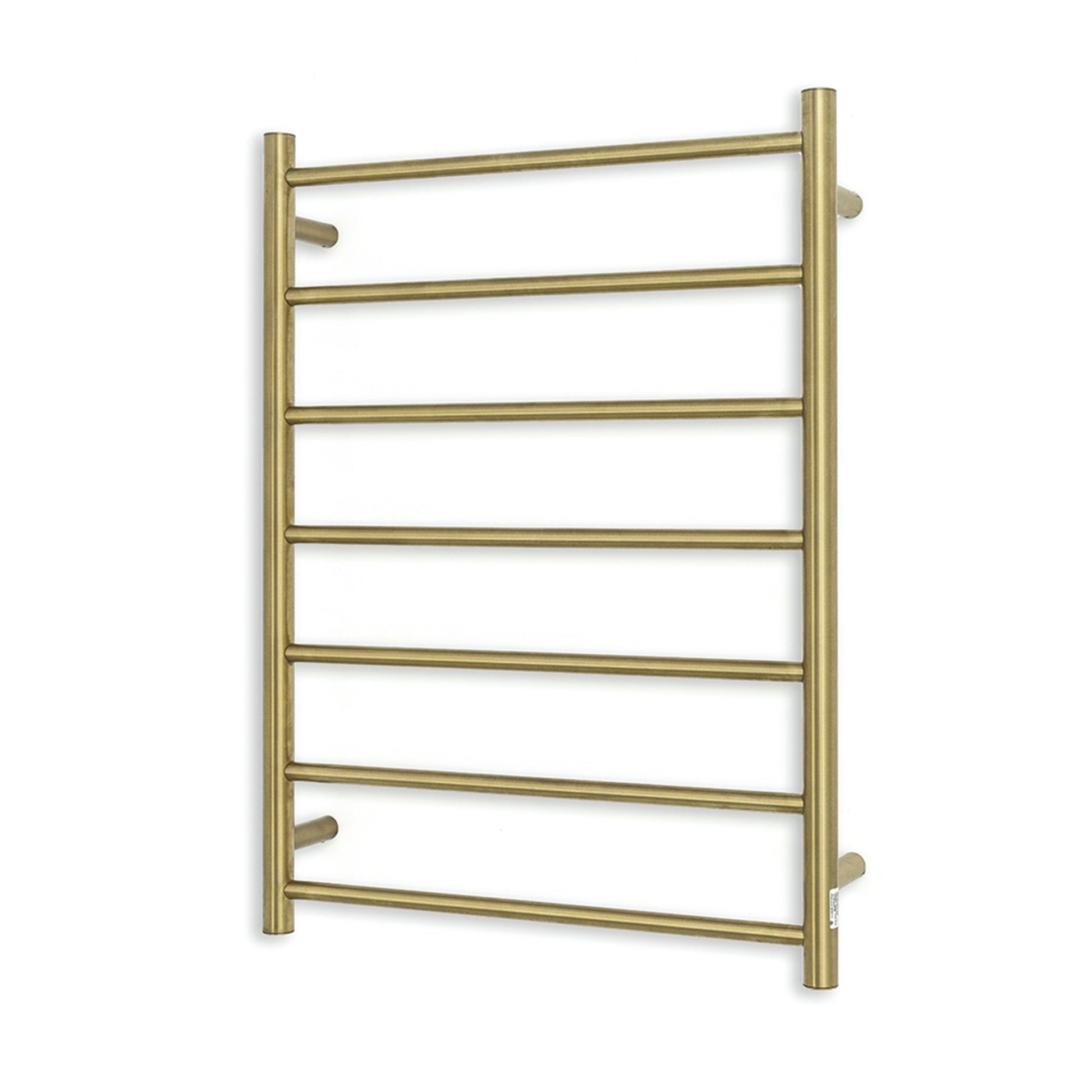 RADIANT - GLD - RTR01 - HEATED ROUND LADDER 600 X 800 MM BRUSHED GOLDHeated Towel Rails – available at Bathroom City Perth