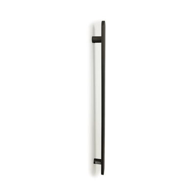 RADIANT - GMG - FVTR - 930 Heated Vertical Flat Bar Towel Rail 50x930mm Gun Metal Grey - Heated Towel Rails - from our - Radiant - supplier–available at Bathroom City Perth