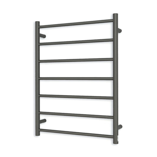 RADIANT - GMG - RTR01 - HEATED ROUND LADDER 600 X 800 MM GUN METAL GREYHeated Towel Rails – available at Bathroom City Perth