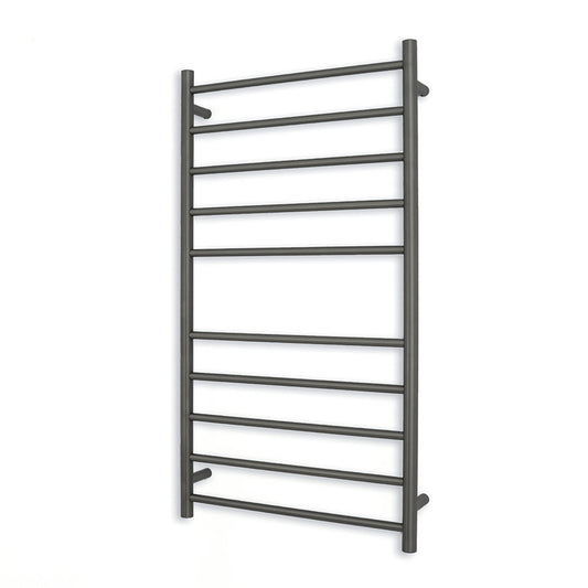 RADIANT - GMG - RTR02 - HEATED ROUND LADDER 600 X 1100 MM GUN METAL GREYHeated Towel Rails – available at Bathroom City Perth