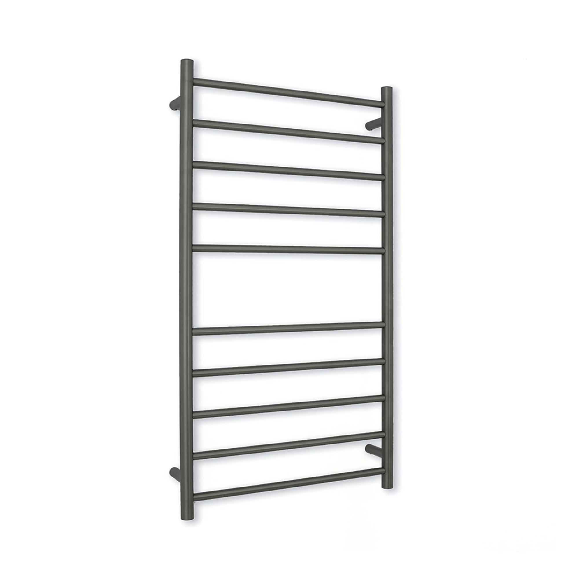 RADIANT - GMG - RTR02 Heated Round Ladder 600x1100mm Gun Metal Grey - Heated Towel Rails - from our - Radiant - supplier–available at Bathroom City Perth