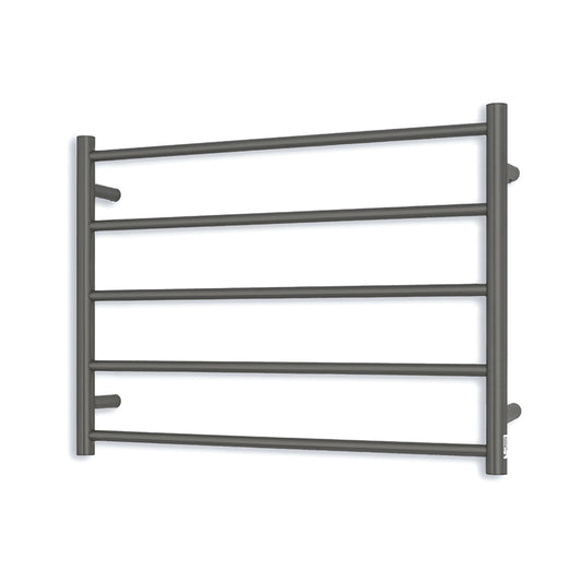 RADIANT - GMG - RTR03 - HEATED ROUND LADDER 750 X 550 MM GUN METAL GREYHeated Towel Rails – available at Bathroom City Perth
