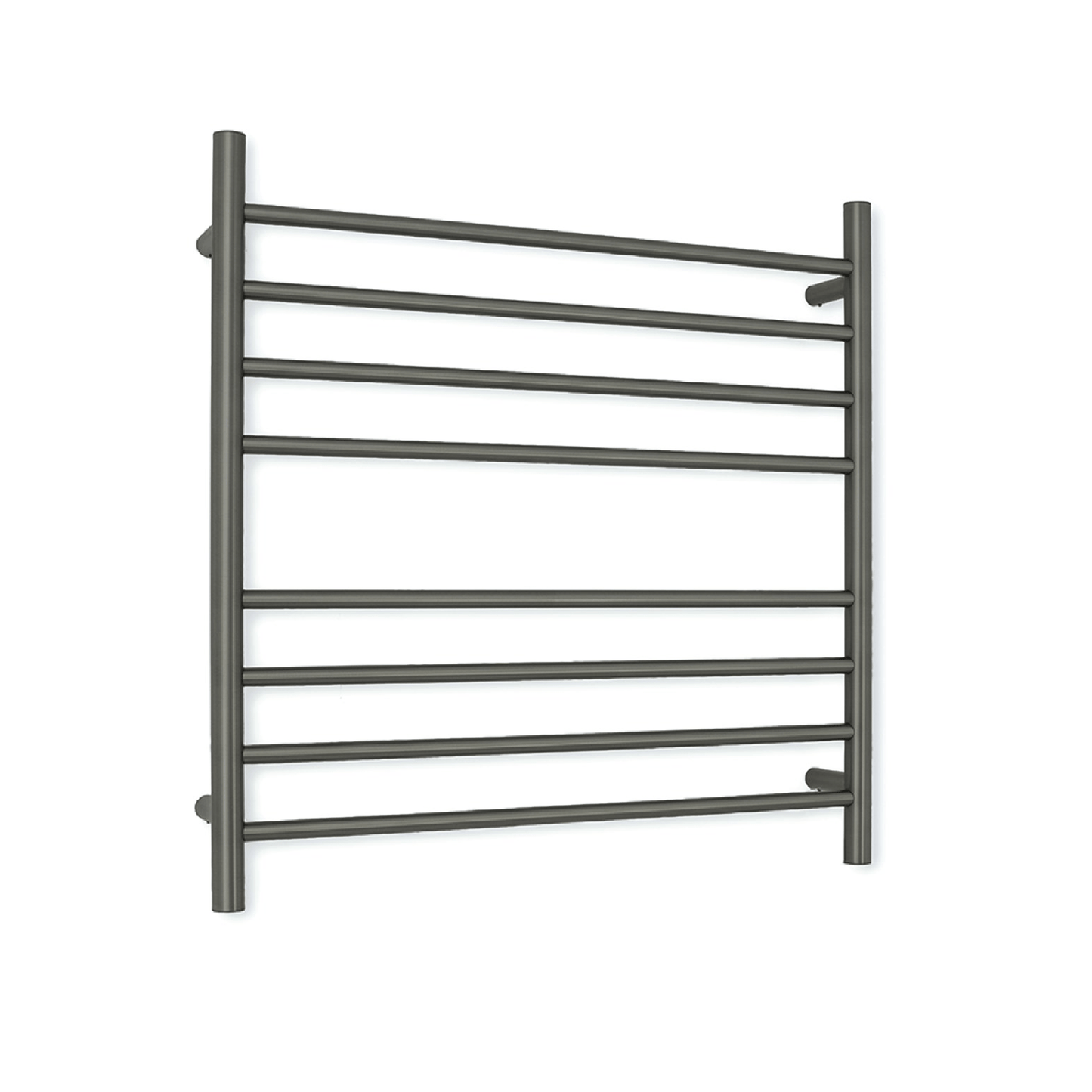 RADIANT - GMG - RTR06 Heated Round Ladder 750x750mm Gun Metal Grey - Heated Towel Rails - from our - Radiant - supplier–available at Bathroom City Perth