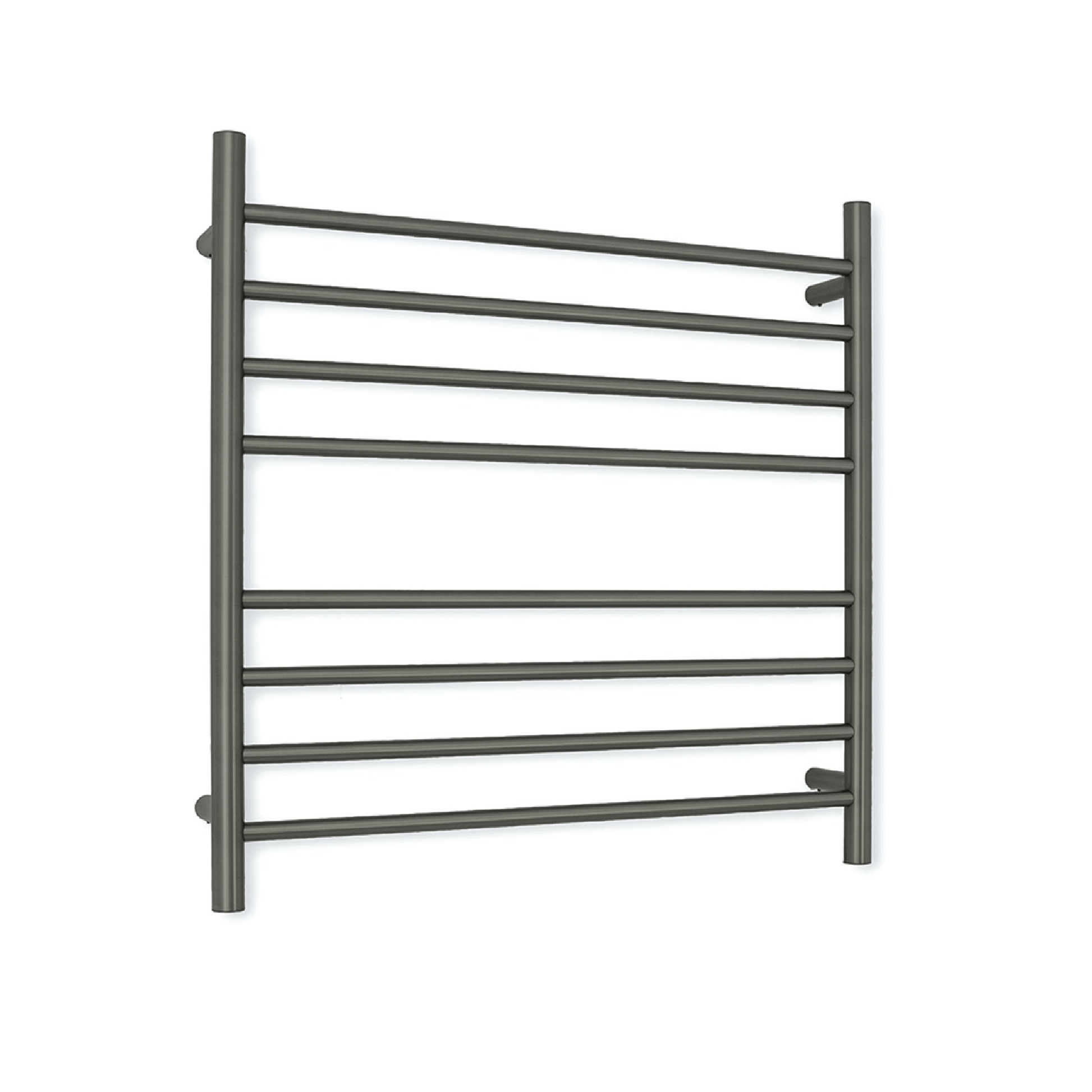 RADIANT - GMG - RTR06 Heated Round Ladder 750x750mm Gun Metal Grey - Heated Towel Rails - from our - Radiant - supplier–available at Bathroom City Perth