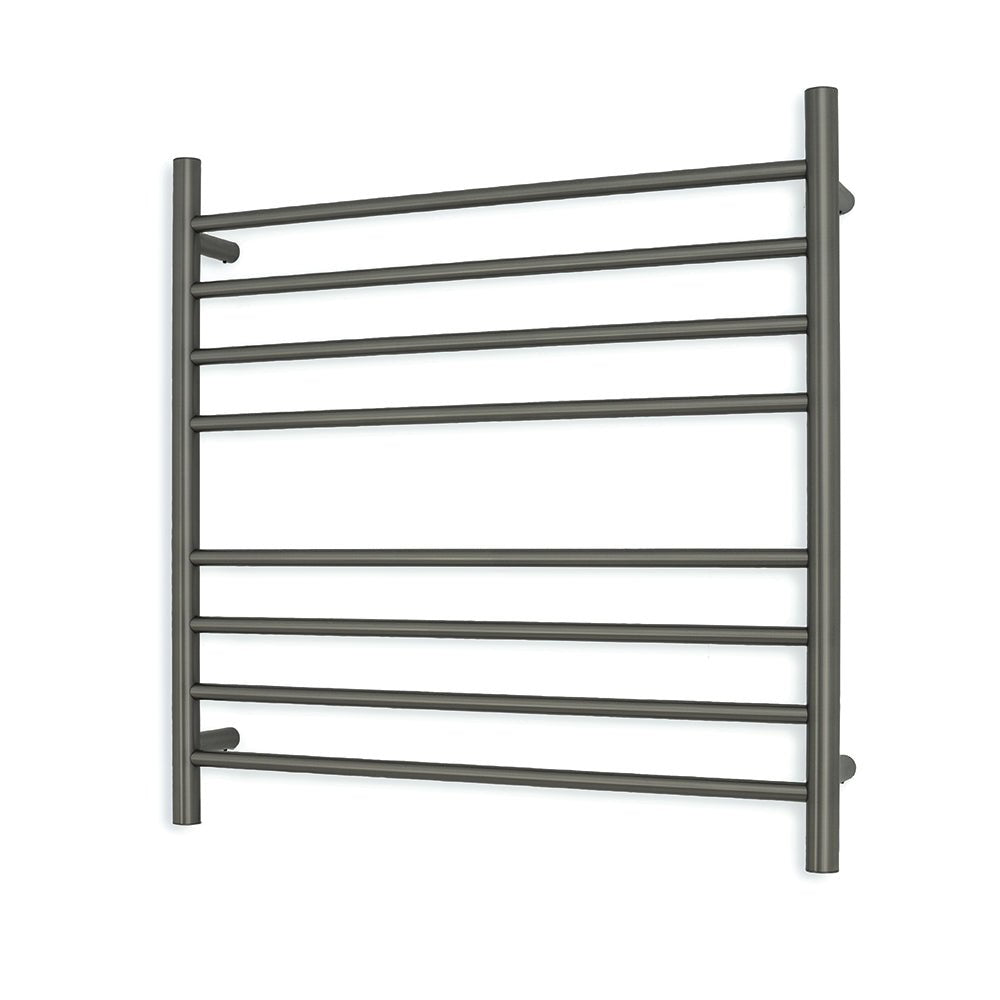 RADIANT - GMG - RTR06 Heated Round Ladder 750x750mm Gun Metal Grey - Heated Towel Rails - from our - Radiant - supplier–available at Bathroom City Perth