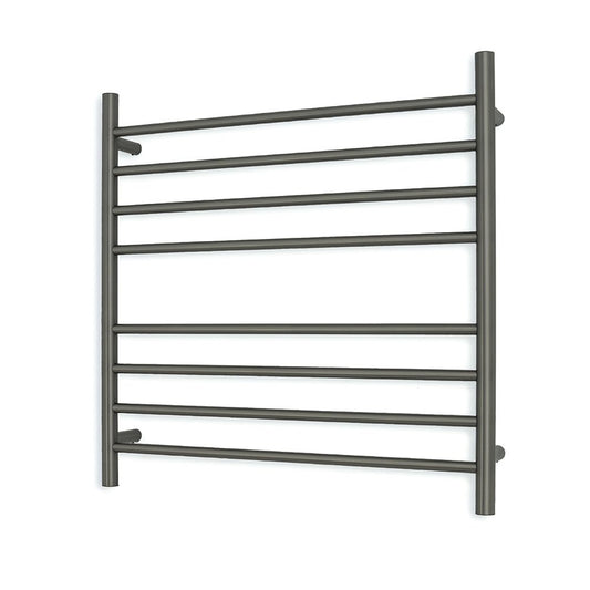 RADIANT - GMG - RTR06 Heated Round Ladder 750x750mm Gun Metal Grey - Heated Towel Rails - from our - Radiant - supplier–available at Bathroom City Perth