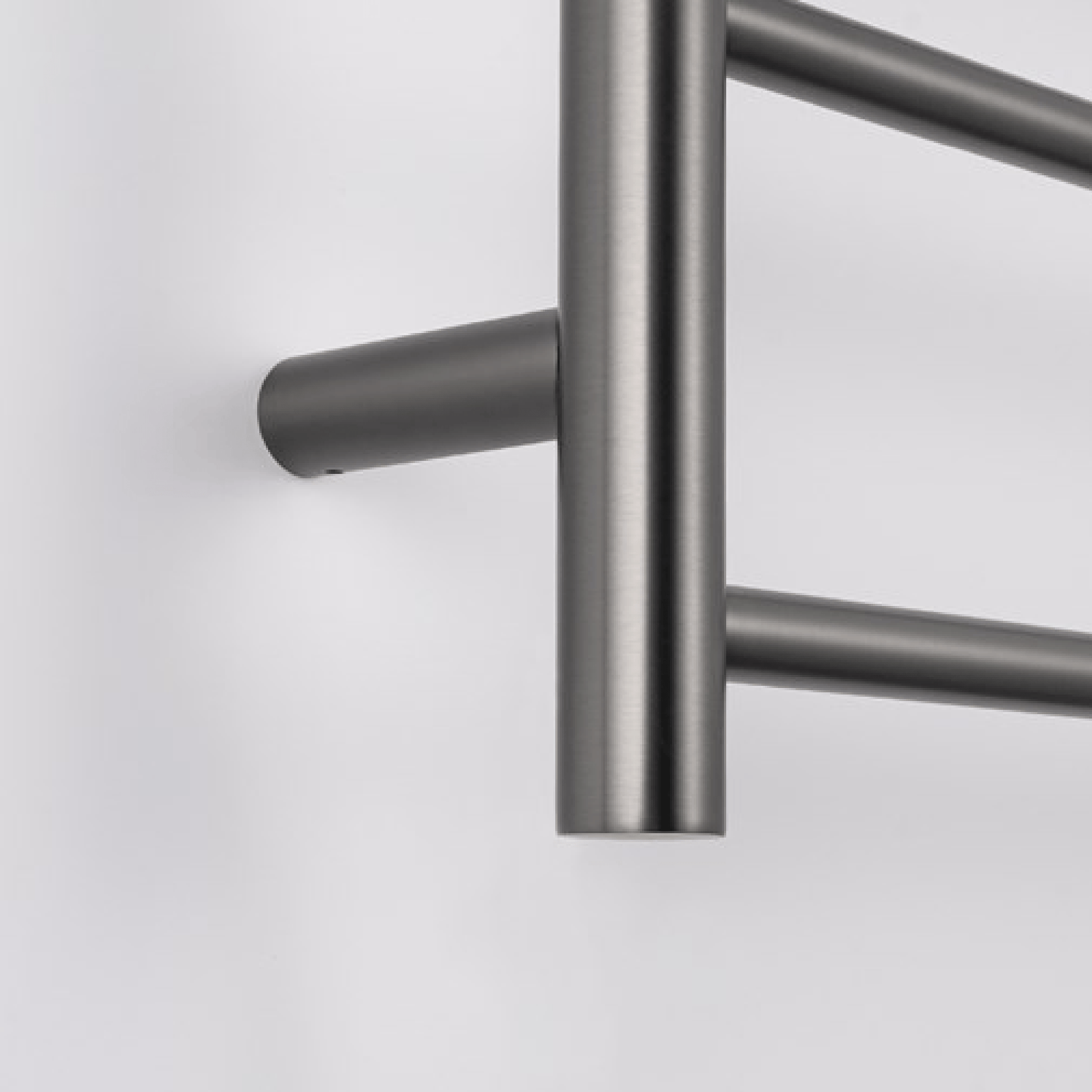 RADIANT - GMG - RTR430 Heated Round Ladder 430x1100mm Gun Metal Grey - Heated Towel Rails - from our - Radiant - supplier–available at Bathroom City Perth