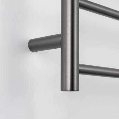 RADIANT - GMG - RTR430 Heated Round Ladder 430x1100mm Gun Metal Grey - Heated Towel Rails - from our - Radiant - supplier–available at Bathroom City Perth