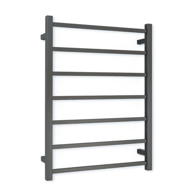 RADIANT - GMG - STR01 Heated Square Ladder 600x800mm Gun Metal Grey - Heated Towel Rails - from our - Radiant - supplier–available at Bathroom City Perth