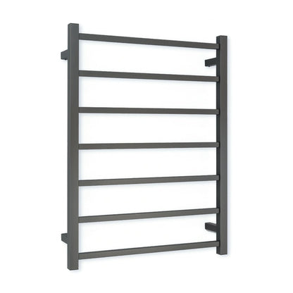 RADIANT - GMG - STR01 Heated Square Ladder 600x800mm Gun Metal Grey - Heated Towel Rails - from our - Radiant - supplier–available at Bathroom City Perth