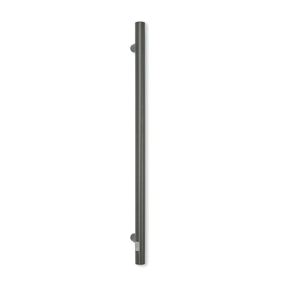 RADIANT - GMG - VTR - 950 Heated Vertical Towel Rail 40x950mm Gun Metal grey - Heated Towel Rails - from our - Radiant - supplier–available at Bathroom City Perth