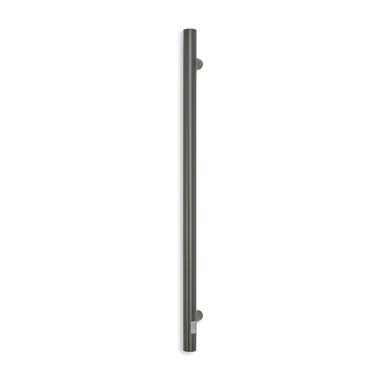 RADIANT - GMG - VTR - 950 Heated Vertical Towel Rail 40x950mm Gun Metal grey - Heated Towel Rails - from our - Radiant - supplier–available at Bathroom City Perth