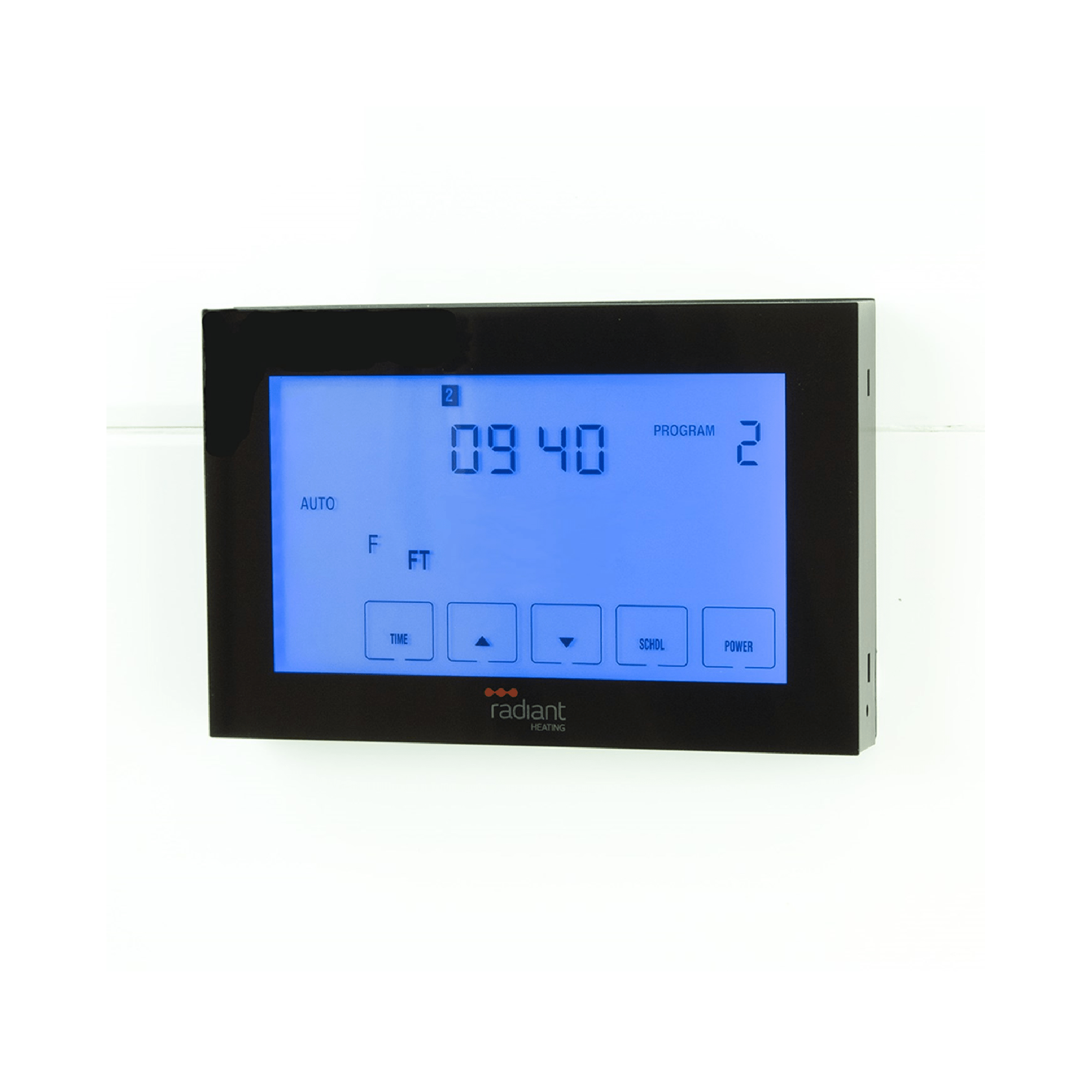 RADIANT - GTSB - TIM - H Premium Look Digital Timer Switch Black Horizontal - Accessories - from our - Radiant - supplier–available at Bathroom City Perth