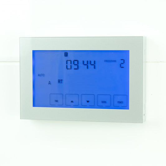 RADIANT - GTSS - TIM - H Premium Look Digital Timer Switch Silver HorizontalAccessories – available at Bathroom City Perth