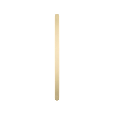 RADIANT - LG - FVTR - 930 Heated Vertical Flat Bar Towel Rail 50x930mm Light Gold - Heated Towel Rails - from our - Radiant - supplier–available at Bathroom City Perth