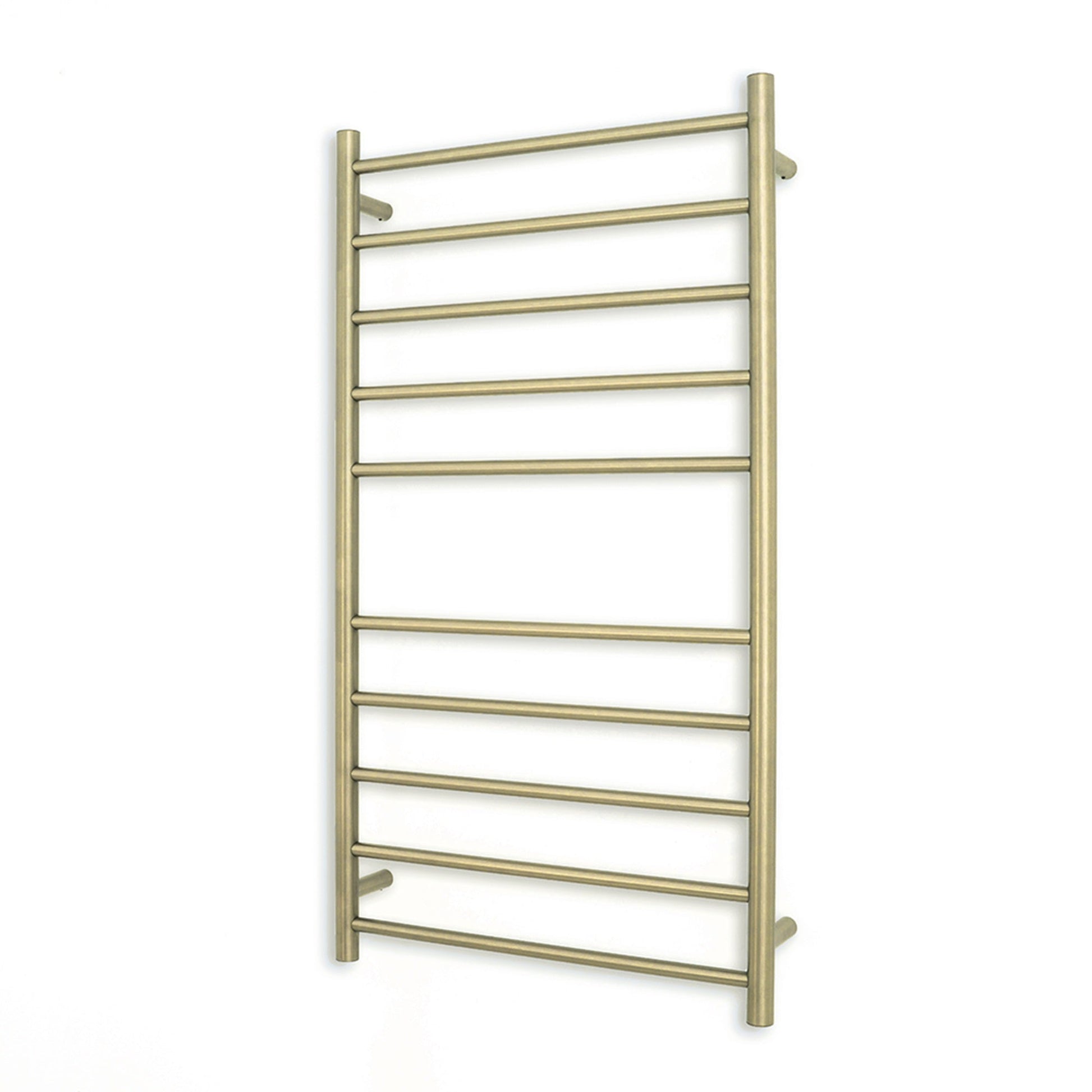 RADIANT - LG - RTR02 - HEATED ROUND LADDER 600 X 1100 MM LIGHT GOLDHeated Towel Rails – available at Bathroom City Perth