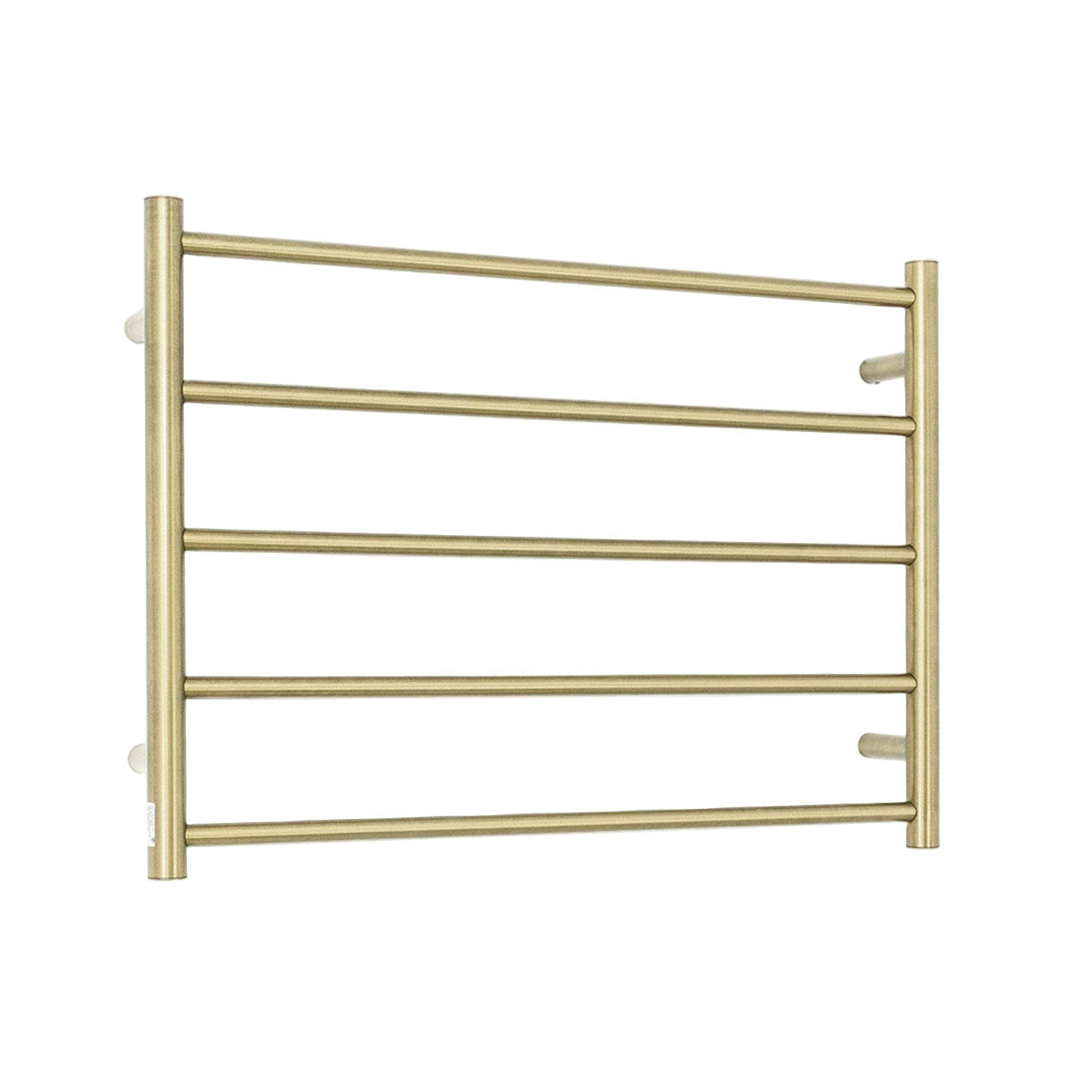 RADIANT - LG - RTR03 - HEATED ROUND LADDER 750 X 550 MM LIGHT GOLD Heated Towel Rails from our Radiant supplier – available at Bathroom City Perth