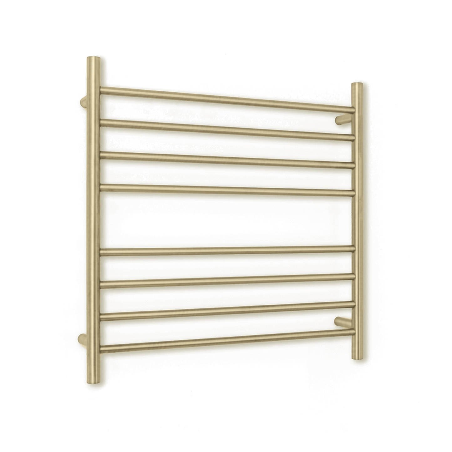 RADIANT - LG - RTR06 Heated Round Ladder 750x750mm Light Gold - Heated Towel Rails - from our - Radiant - supplier–available at Bathroom City Perth