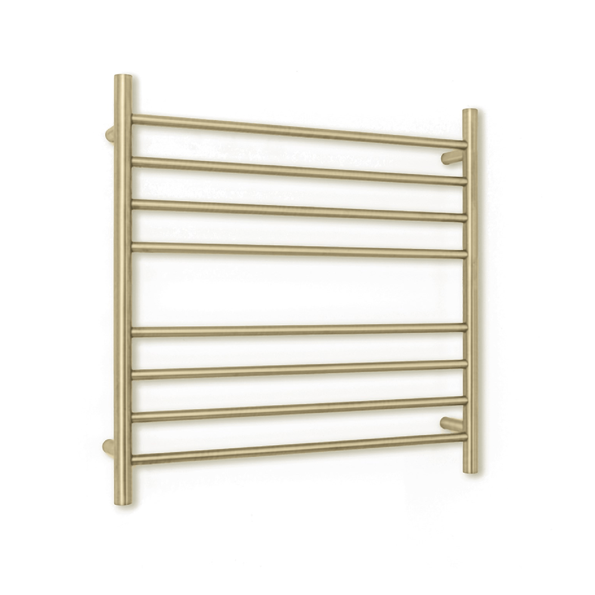 RADIANT - LG - RTR06 Heated Round Ladder 750x750mm Light Gold - Heated Towel Rails - from our - Radiant - supplier–available at Bathroom City Perth