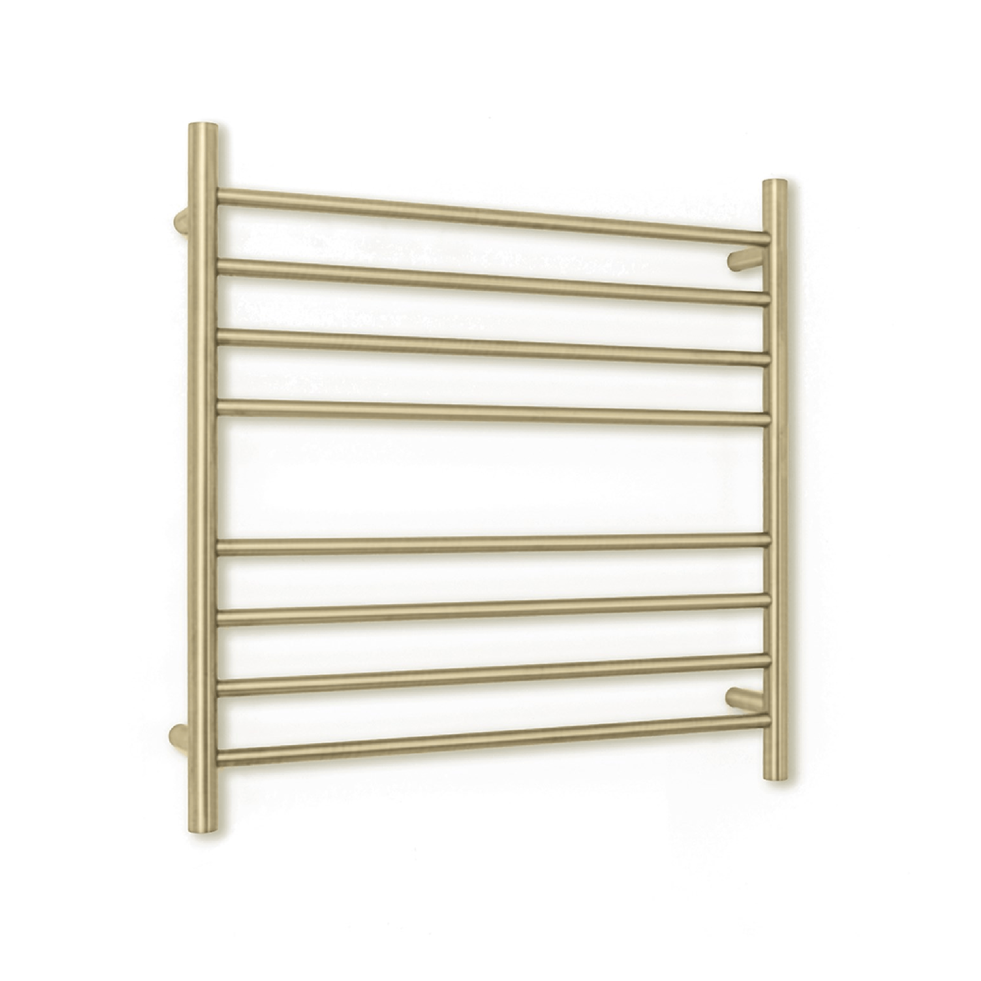 RADIANT - LG - RTR06 Heated Round Ladder 750x750mm Light Gold - Heated Towel Rails - from our - Radiant - supplier–available at Bathroom City Perth