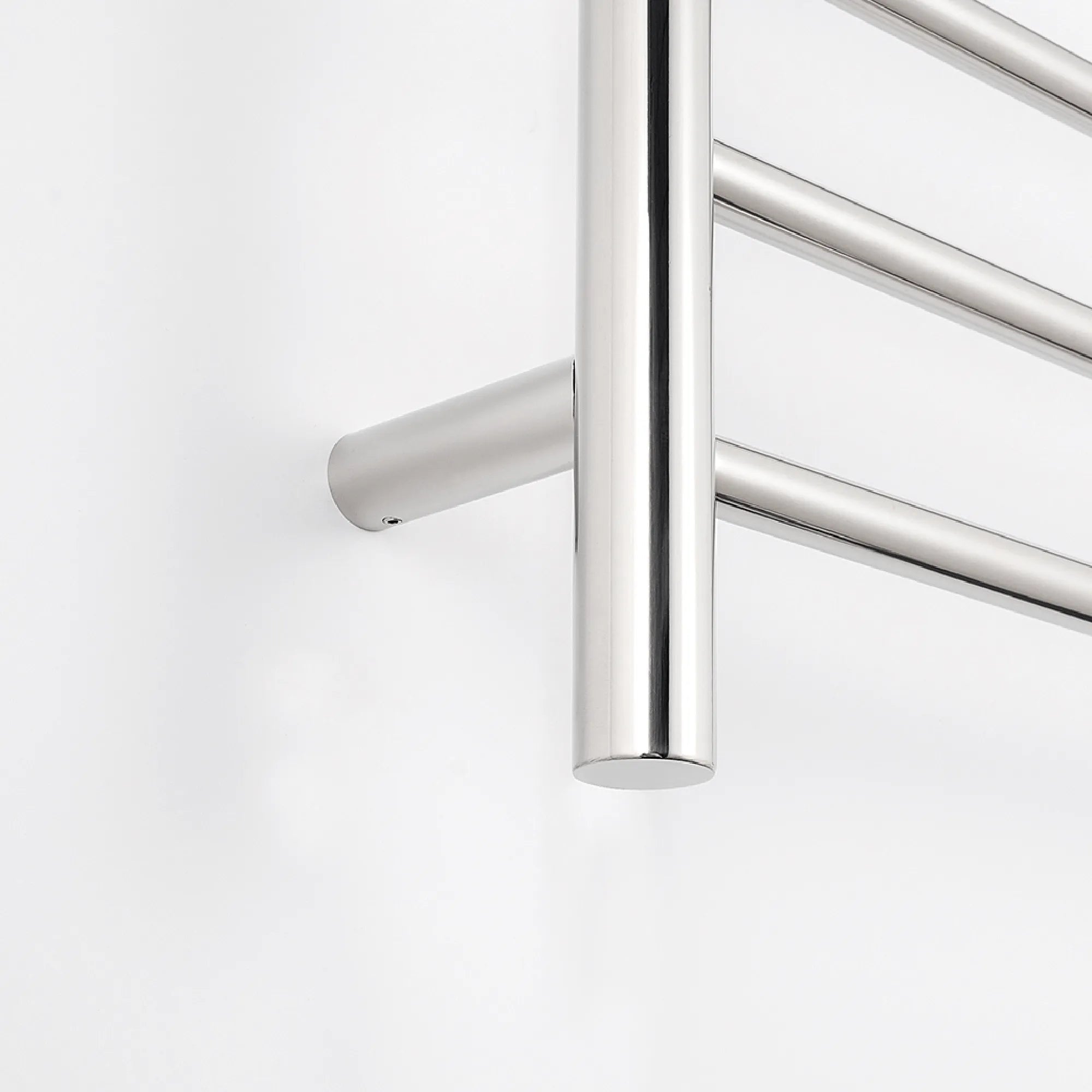 RADIANT - RTR05 Heated Round Ladder 900x1100mm Mirror Polished-Heated Towel Rails-from our-Radiant-supplier–available at Bathroom City Perth