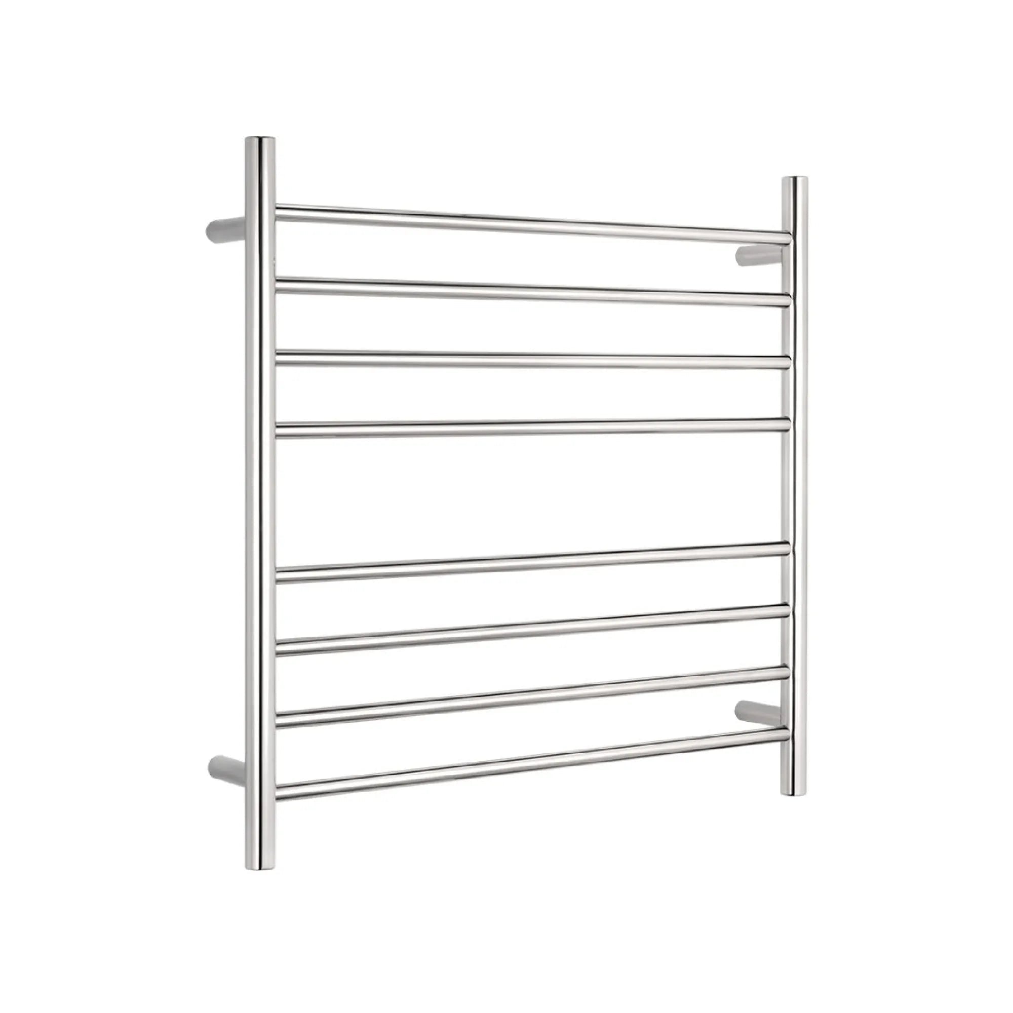 RADIANT - RTR06 Heated Round Ladder 750x750mm Mirror Polished-Heated Towel Rails-from our-Radiant-supplier–available at Bathroom City Perth