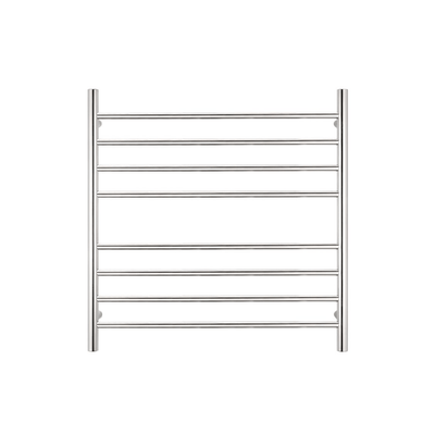 RADIANT - RTR06 Heated Round Ladder 750x750mm Mirror Polished - Heated Towel Rails - from our - Radiant - supplier–available at Bathroom City Perth
