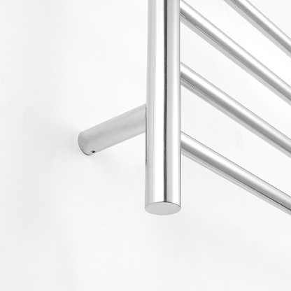 RADIANT - RTR09 Heated Round Ladder 1300x750mm Mirror Polished - Heated Towel Rails - from our - Radiant - supplier–available at Bathroom City Perth