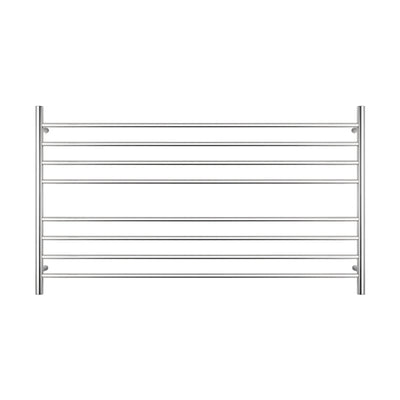 RADIANT - RTR09 Heated Round Ladder 1300x750mm Mirror Polished - Heated Towel Rails - from our - Radiant - supplier–available at Bathroom City Perth