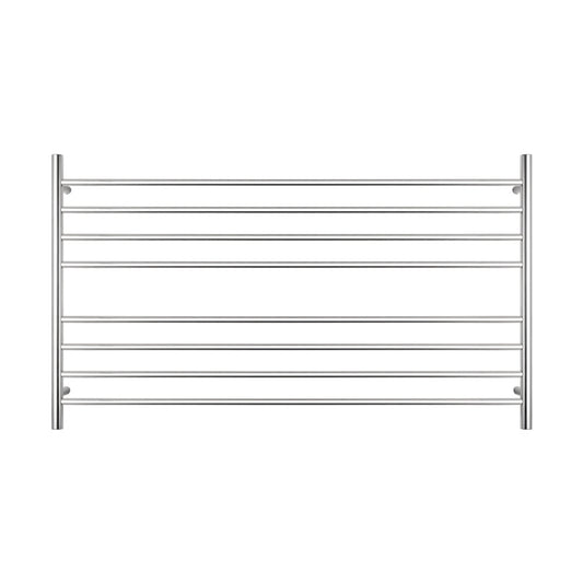 RADIANT - RTR09 Heated Round Ladder 1300x750mm Mirror Polished - Heated Towel Rails - from our - Radiant - supplier–available at Bathroom City Perth