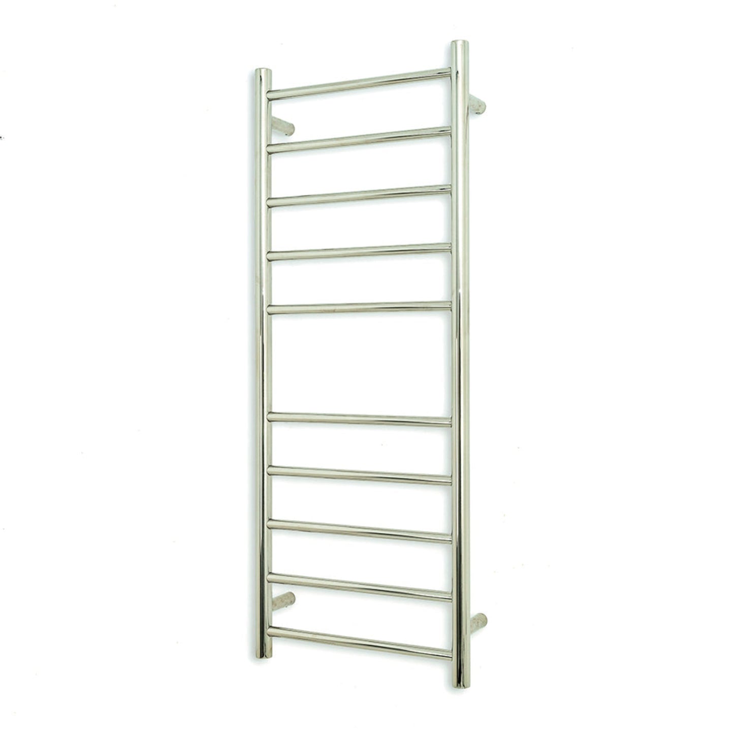 RADIANT - RTR430 Heated Round Ladder 430x1100mm Mirror Polished - Heated Towel Rails - from our - Radiant - supplier–available at Bathroom City Perth