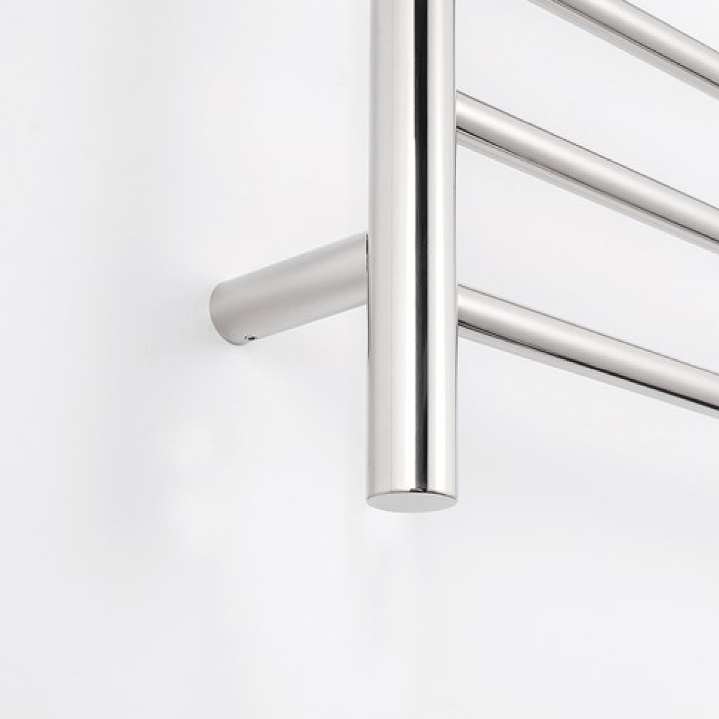 RADIANT - RTR430 Heated Round Ladder 430x1100mm Mirror Polished - Heated Towel Rails - from our - Radiant - supplier–available at Bathroom City Perth