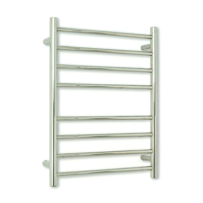 RADIANT - RTR530 Heated Round Ladder 530x700 mm Mirror Polished-Heated Towel Rails-from our-Radiant-supplier–available at Bathroom City Perth