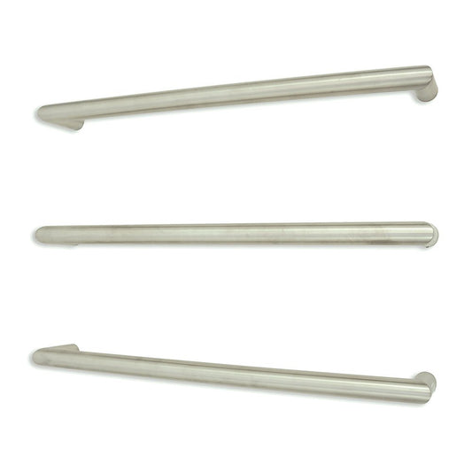 RADIANT - SBRTR - 650 Low Voltage Single Round Bar 650mm Mirror Polished - Heated Towel Rails - from our - Radiant - supplier–available at Bathroom City Perth