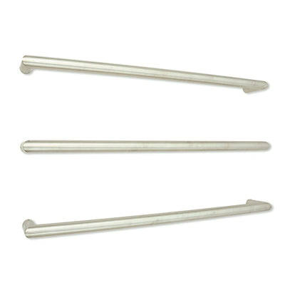 RADIANT - SBRTR - 800 Low Voltage Single Round Bar 800mm Mirror Polished - Heated Towel Rails - from our - Radiant - supplier–available at Bathroom City Perth