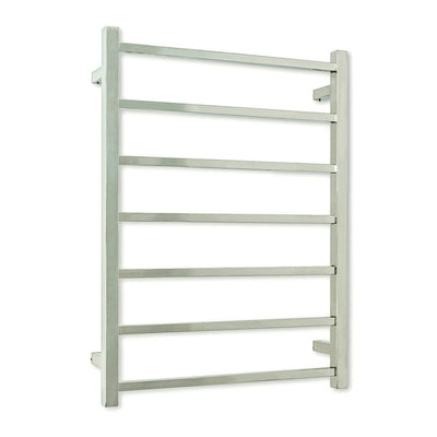 RADIANT - STR01 Heated Square Ladder 600x800mm Mirror Polished - Heated Towel Rails - from our - Radiant - supplier–available at Bathroom City Perth